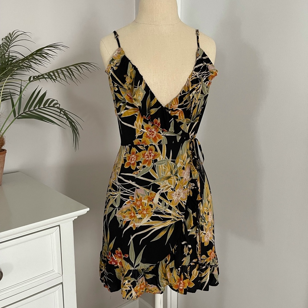 Mini wrap dress